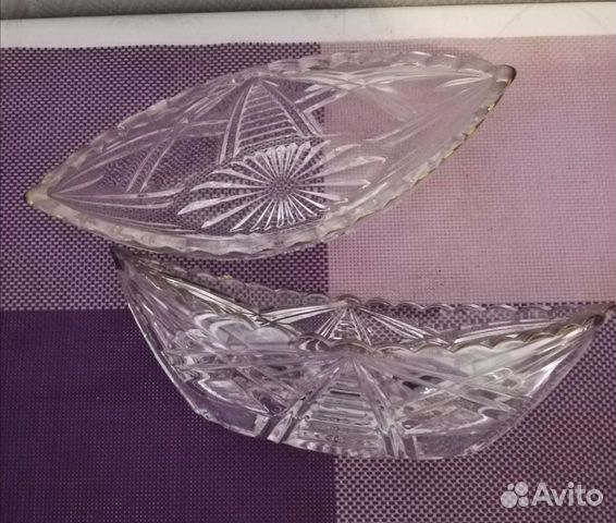 Хрусталь, стеклянный ёжик, посуда СССР