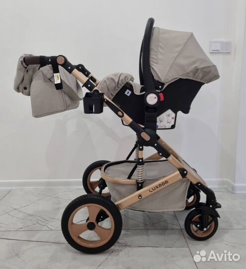 Новая автолюлька с адаптерами на шасси