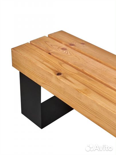 Скамейка садовая брус 100х100