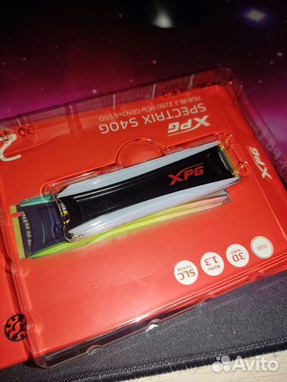Ssd m2, 2TB, Adata Xpg Spectrix s40g rgb, новый