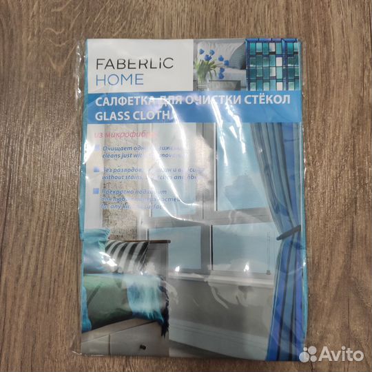 Салфетка для очистки стёкол,новая