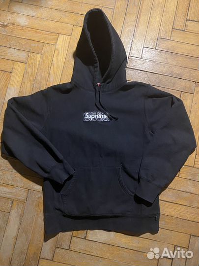 Толстовка Supreme Box Logo Bandana L
