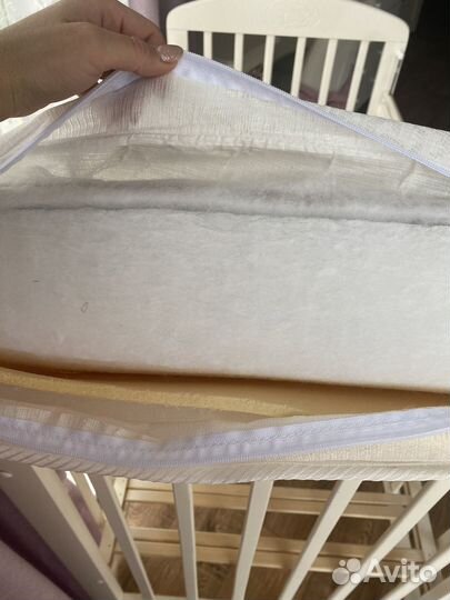 Кроватка детская с матрасом бу
