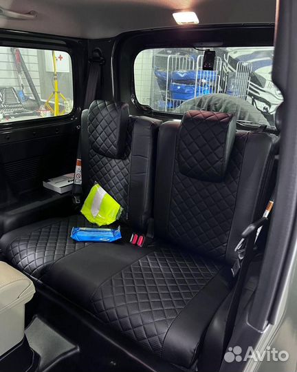 Чехлы из алькантары на Suzuki Jimny от Автопилот