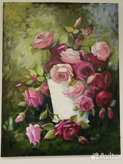 Картина маслом на холсте большая