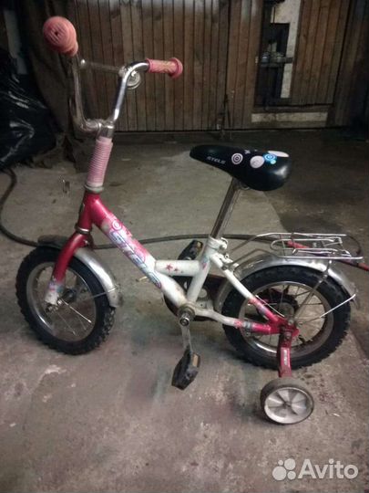 Детский велосипед 4х колесный