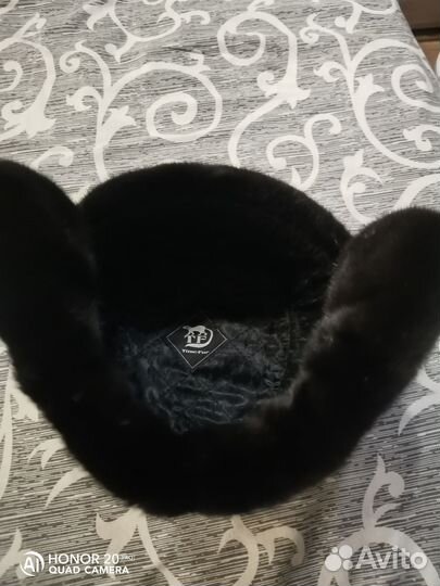 Мужская зимняя шапка из норки