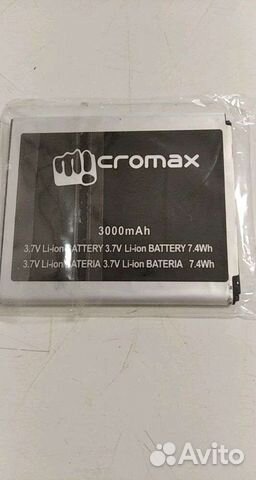 Аккумулятор батареи для телефона Micromax