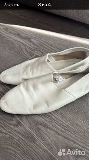Балетки zara 39 кожа