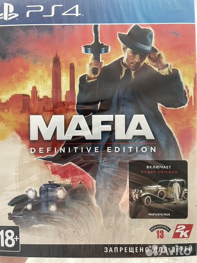 Игра Ps4 Mafia definitive edition
