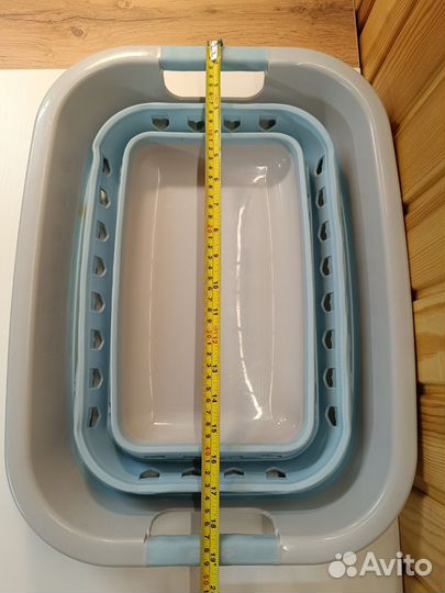 Корзина для белья складная компактная