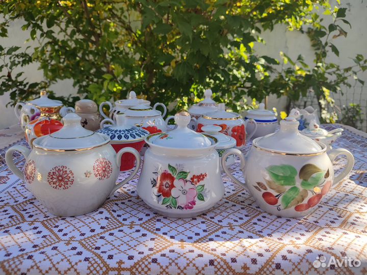 Сахарница СССР Чехословакия Германия Вазы