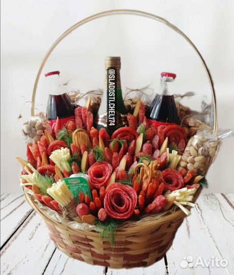 Мужские букеты съедобные