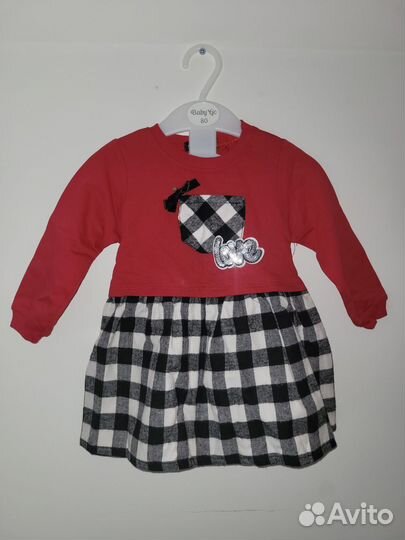 Платье для девочки 86