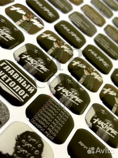 3D стикеры оптом с твоим дизайном