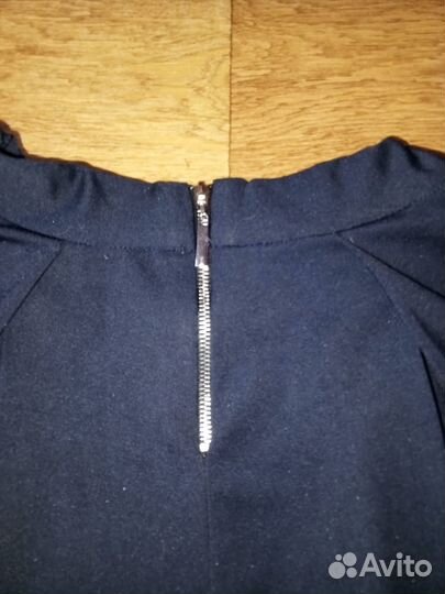 Темно синяя юбка