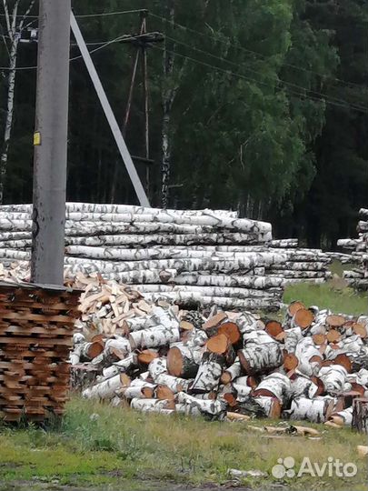 Дрова березовые колотые 5 м3