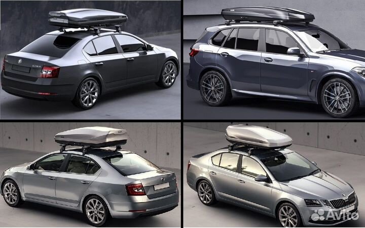 Автобокс на крышу Шевроле Каптива