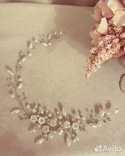 Свадебный гребень, тиара, украшение для волос