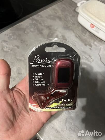 Гитарный тюнер Rowin LT-36 прищепка