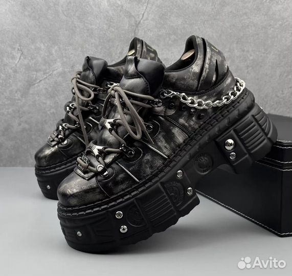 New Rock Tank Boots Military Boom