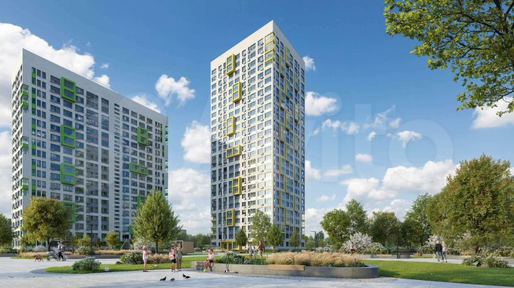 2-к. квартира, 44,6 м², 22/26 эт.