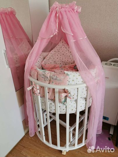 Подушки-бортики для детской кроватки