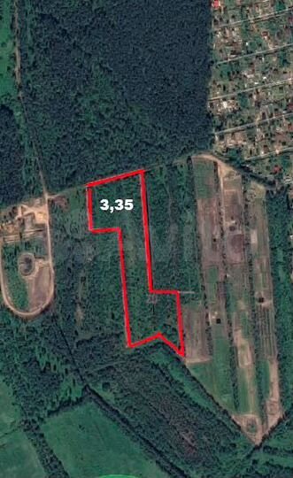 Участок 3,36 га (СНТ, ДНП)