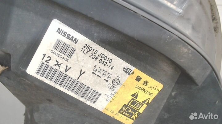 Фара (передняя) Nissan Qashqai, 2007