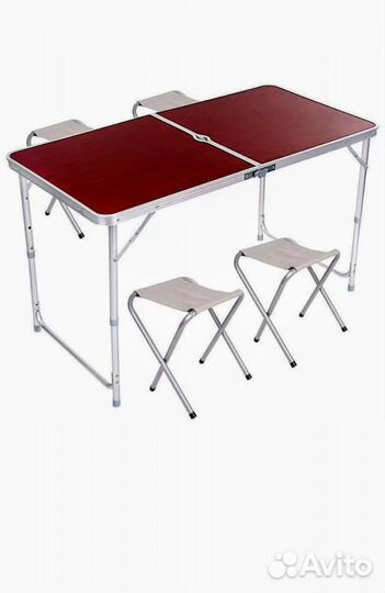 Стол туристический +4 стула