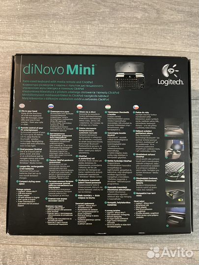 Беспроводная клавиатура logitech Dinovo mini