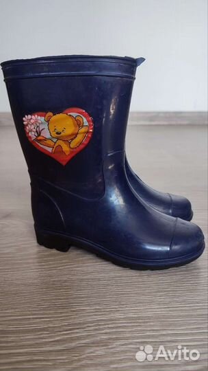 Резиновые сапоги для девочки