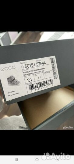Ботинки детские 21 размер ecco