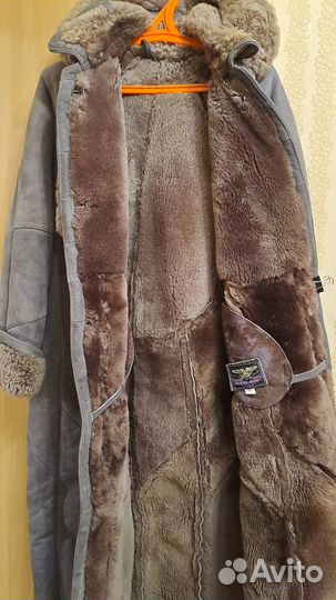 Дубленка натуральная женская 48
