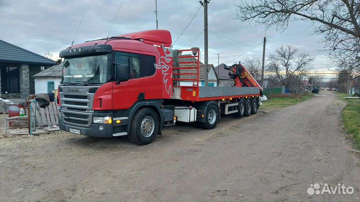 Аренда и услуги манипулятора, стрела 6 т, 11 м, борт 20 т, 8.5 м