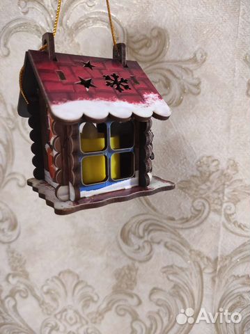 Игрушка новогодняя домик