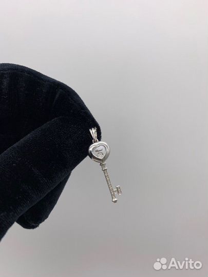 Кулон Подвеска chopard Ключик с бриллиантами