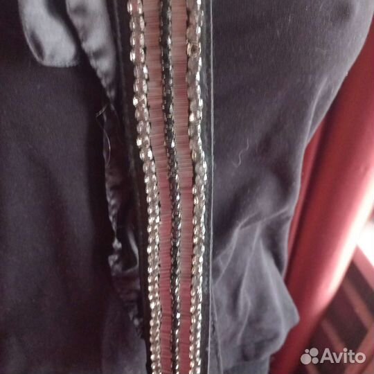 Шикарный пояс расшитый камнями, стеклярусом новый