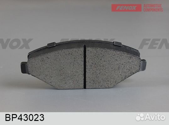Колодки тормозные передние к-кт fenox BP43023
