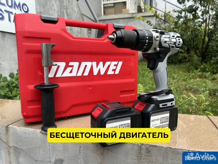 Шуруповерт для ледобура nanwei 200 Nm очень мощный