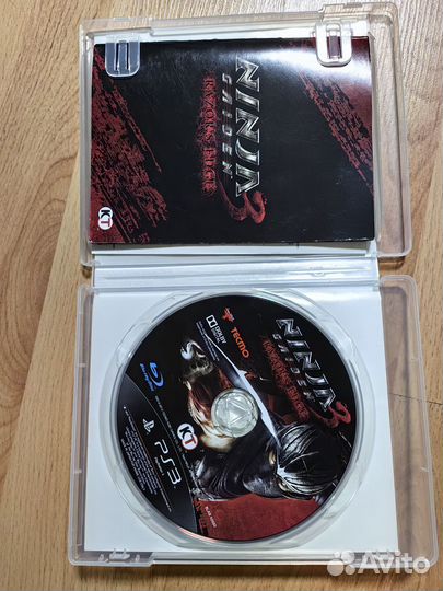 Ninja gaiden 3 Razor's диск PS3 N1