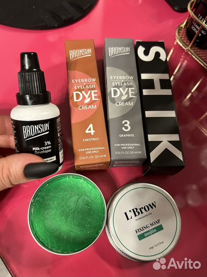 Краска для бровей bronsun