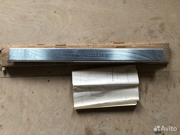 Накладка на порог мерседес W163