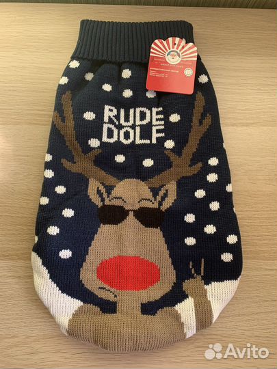 Теплый свитер для собаки/крупной кошки