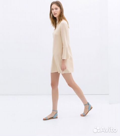 Платье Zara цвет Nude