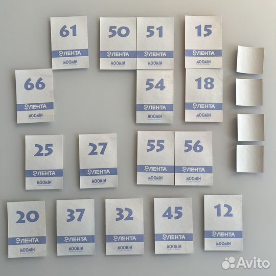 Наклейки Муми-тролли Лента Муми-трогательная зима