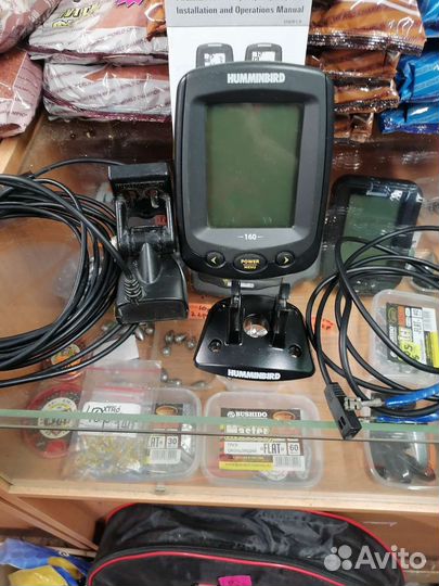 Эхолот 2 лучевой humminbird piranhamax 160