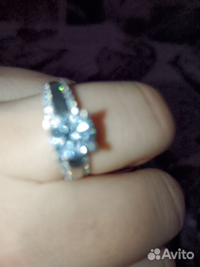 Серьги и кольцо серебро