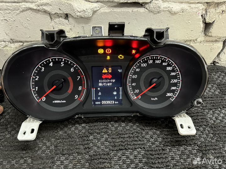 Приборка Lancer x Ralliart цветная русский язык