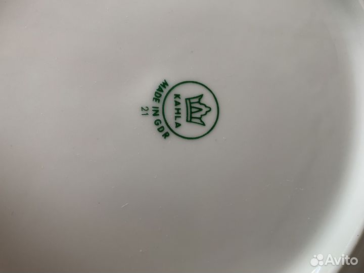 Столовый сервиз гдр кахла мадонна